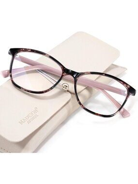 Vintage Square Blue Light Blocking Reading Glasses for Women - Computer Eyewear